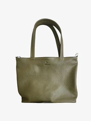 Cartera Atacama Verde - Cuero LWG - Hecho a mano 