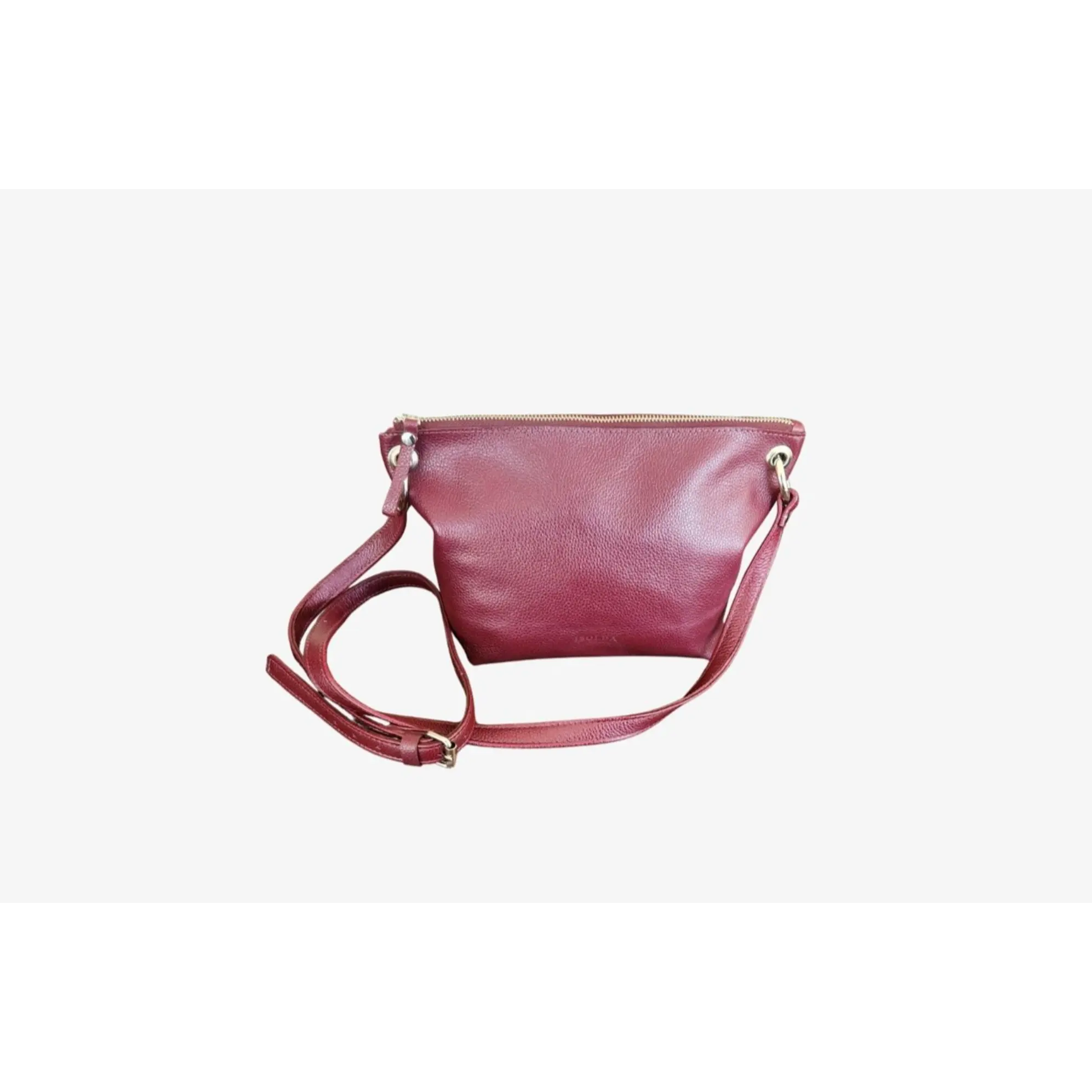 Cartera Colibrí Burdeo - Cuero LWG - Hecho a mano 1