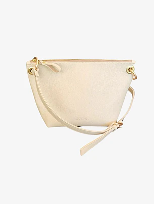 Cartera Colibrí Marfil - Cuero LWG - Hecho a mano