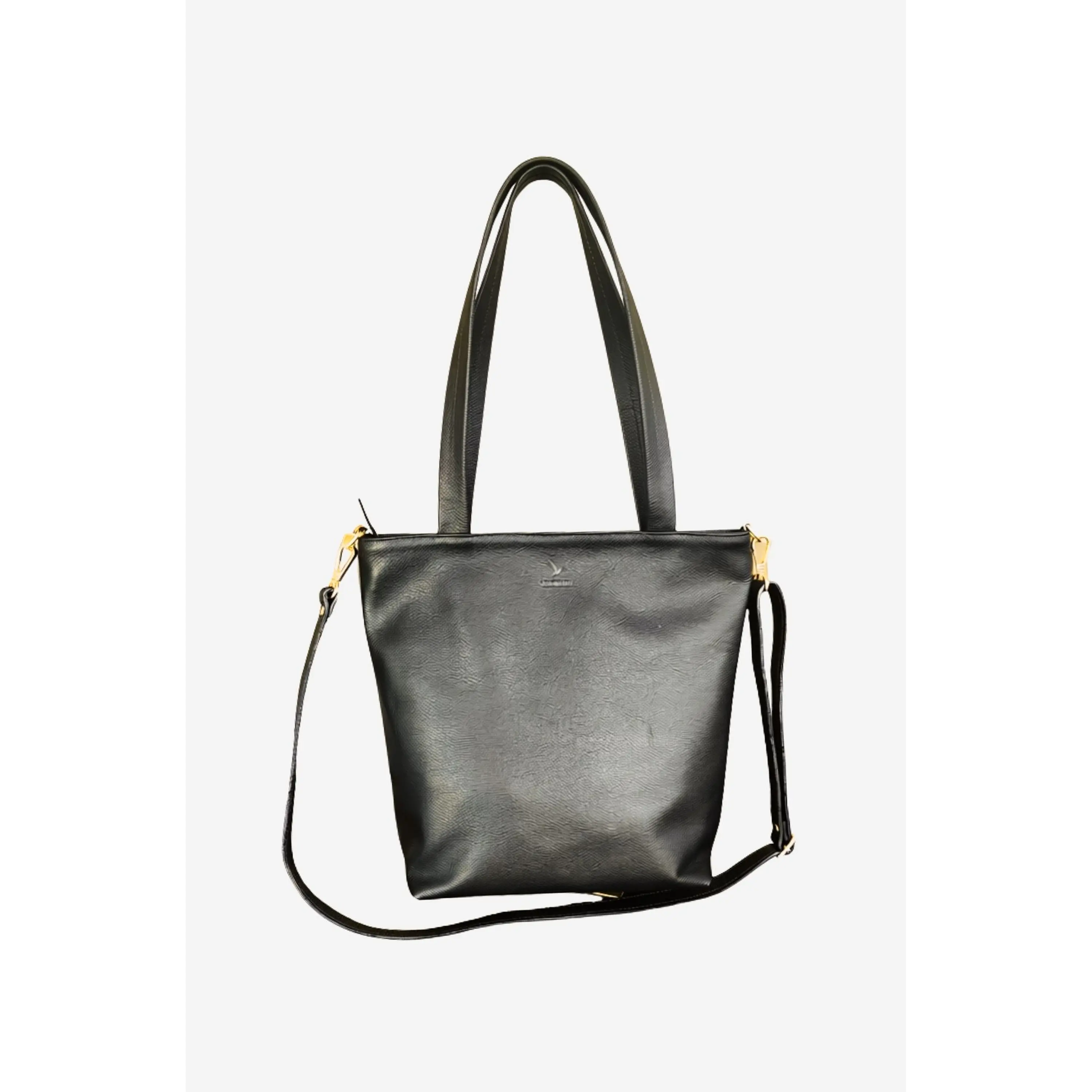 Tote Colibrí Negro - Cuero LWG - Hecho a mano 1
