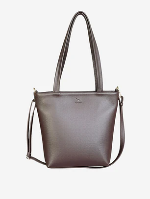 Tote Colibrí Chocolate - Cuero LWG - Hecho a mano 