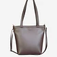 Tote Colibrí Chocolate - Cuero LWG - Hecho a mano  - Miniatura 1
