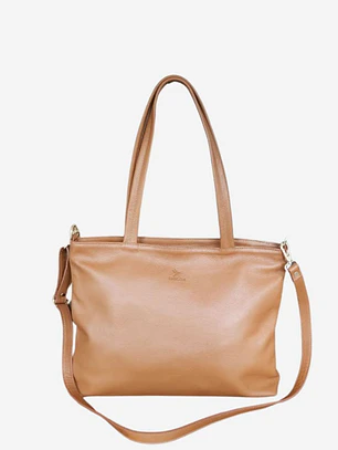 Cartera Atacama Caramelo -  Cuero LWG - Hecho a mano 