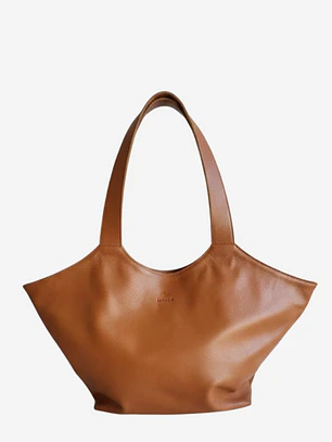 Shopper Isolda Caramelo - Cuero LWG - Hecho a mano