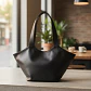 Shopper Isolda - Color Negro - Cuero LWG - Hecho a mano - Miniatura 2