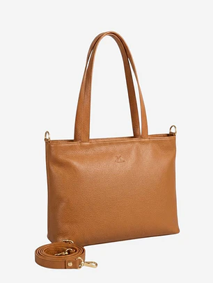 Cartera Atacama Caramelo -  Cuero LWG - Hecho a mano 