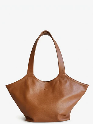 Shopper Isolda Caramelo - Cuero LWG - Hecho a mano