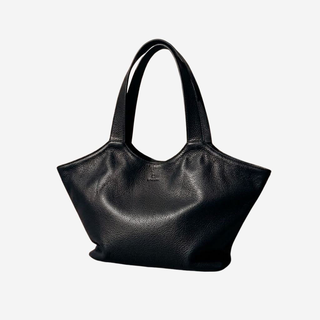 Shopper Isolda - Color Negro - Cuero LWG - Hecho a mano 1