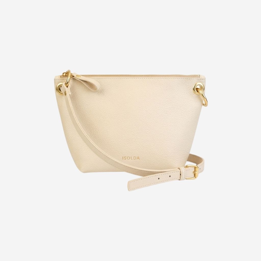Cartera Colibrí - Color Marfil - Cuero LWG - Hecho a mano 1