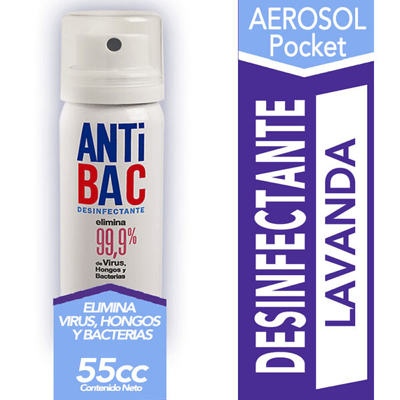 Desinfectante Aerosol Anti Bac 55 cc Tanax