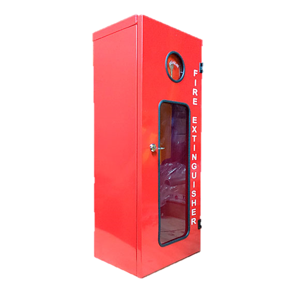 Gabinete Metálico con llave y visor inspección extintor 6K 1