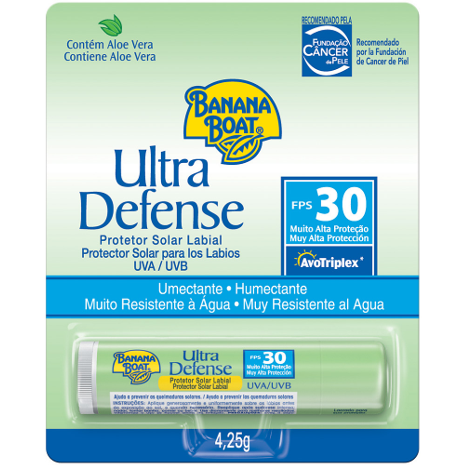 Bloqueador solar labial aloe vera FPS30 4,5 GR 1