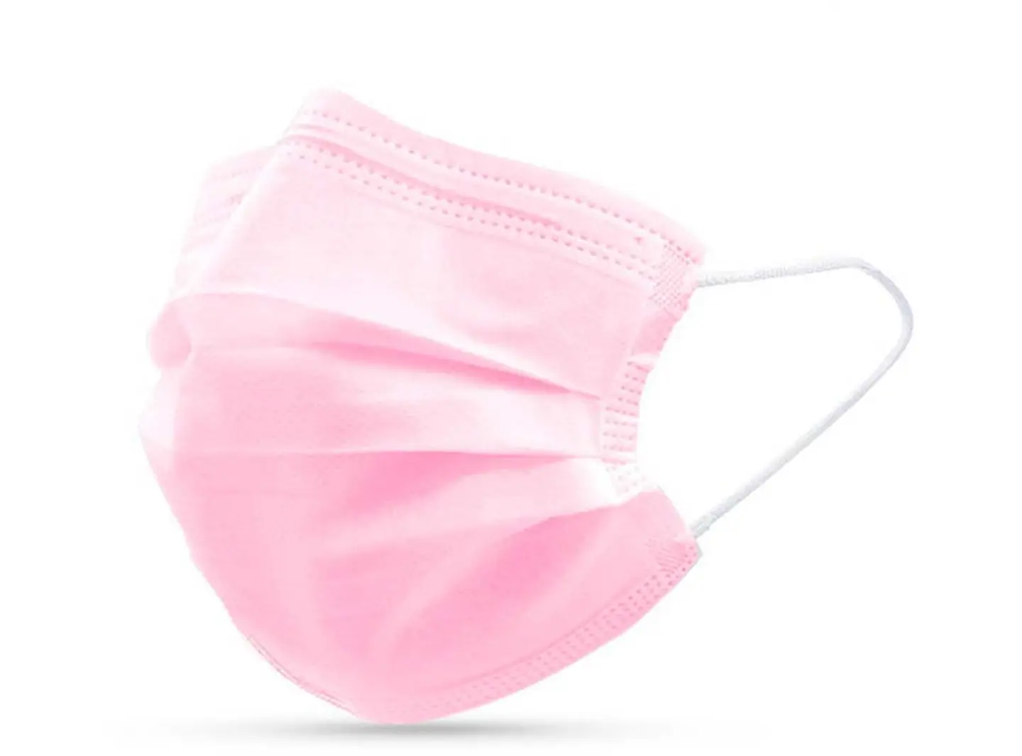 Mascarilla 3 pliegues rosada (50 UN)  2