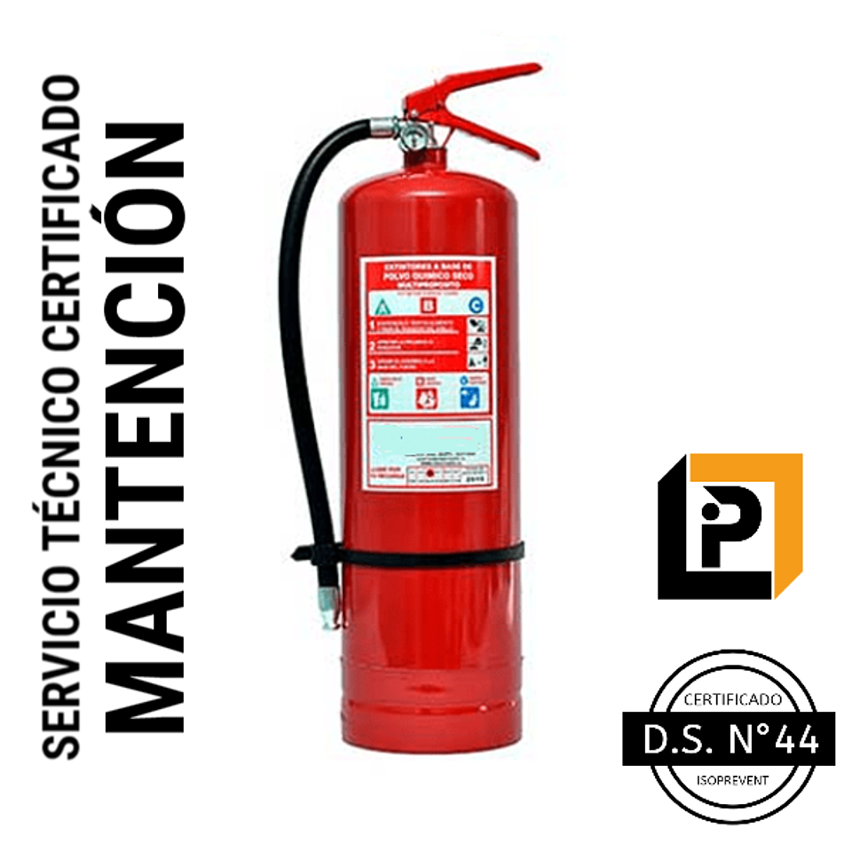Mantención Extintor 6 Kilos PQS ( MP6 ) 2