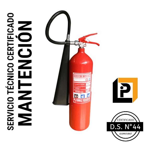 Mantención Extintor 6 Kilos CO2, MC6 1