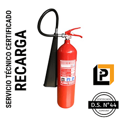 Recarga Extintor 5 Kilos CO2, RC5