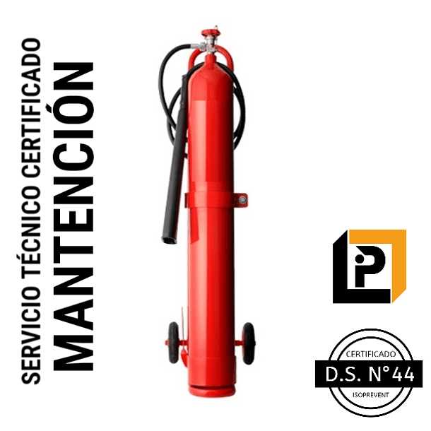 Mantención Extintor 10 Kilos CO2, MC10 1