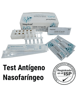 Test rápido antígeno nasofaríngeo (Singclean Medical) Caja 20 unidades
