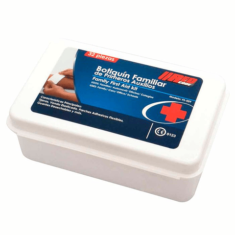 Botiquín primeros auxilios (10 personas)