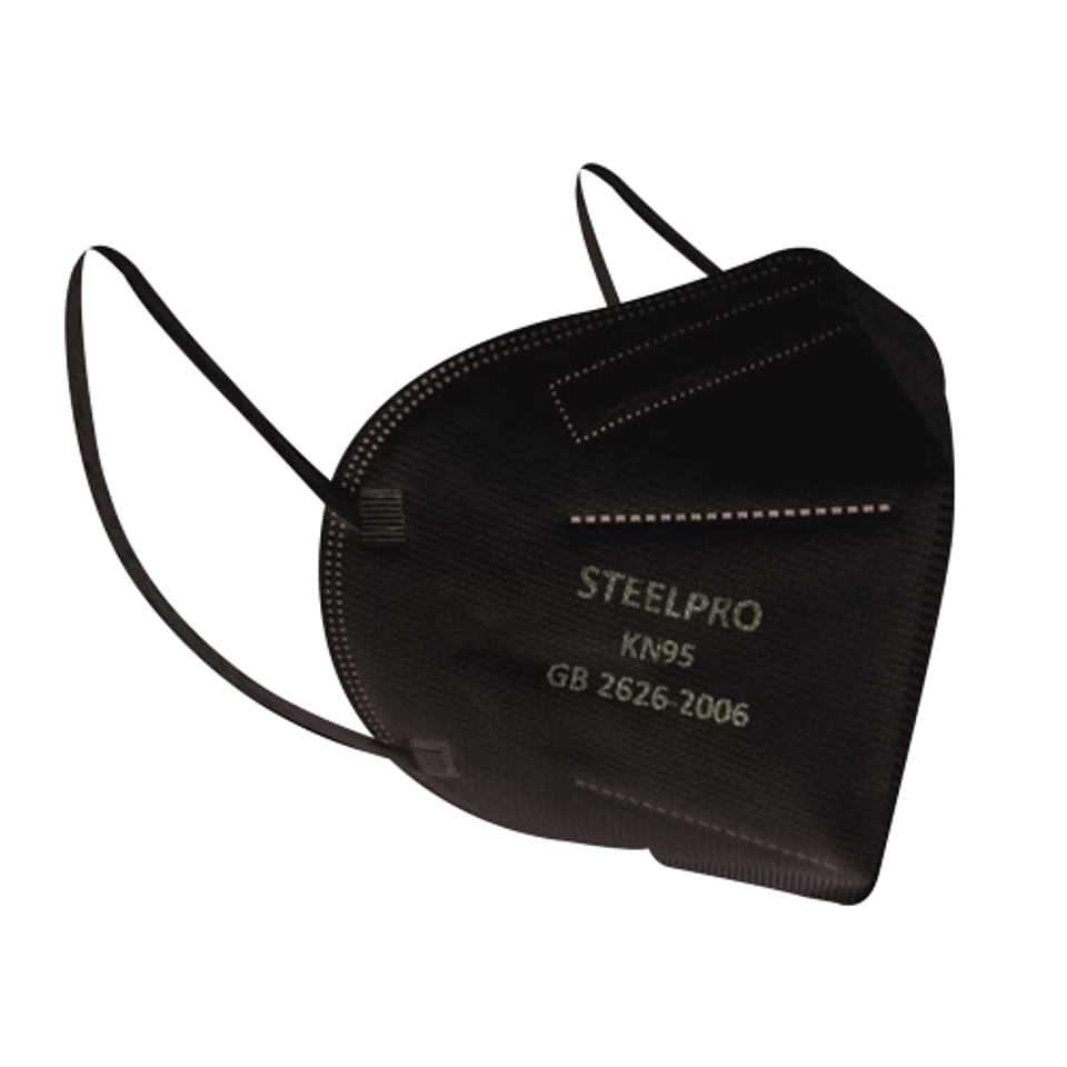 Mascarilla Steelpro KN95 negra (Caja 50 unidades) 1