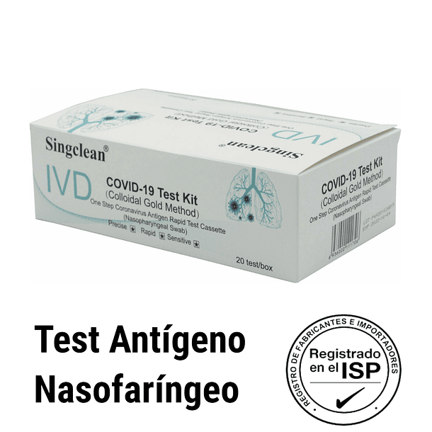Test rápido antígeno nasofaríngeo - Caja 20 Kits 2