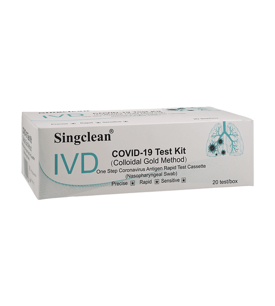 Test rápido antígeno nasofaríngeo - Caja 20 Kits