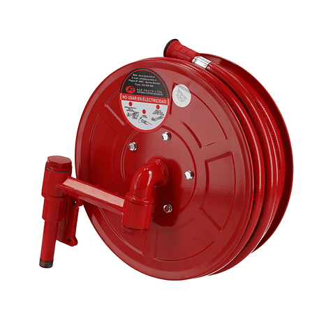 Carrete Ataque Rápido 25 mts abatible tipo Kolling