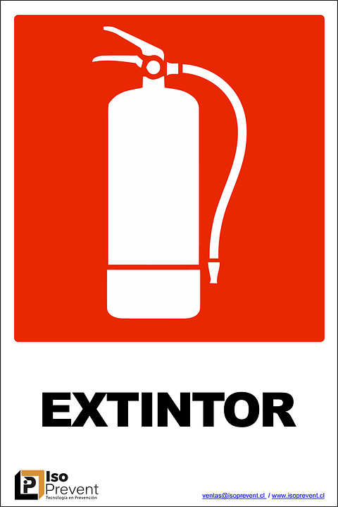 Señalética uso de extintor 20x30