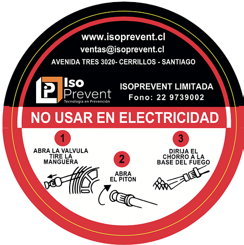 Señalética red húmeda 