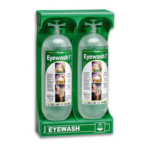 Botella lava ojos con soporte tobin (2 UN)