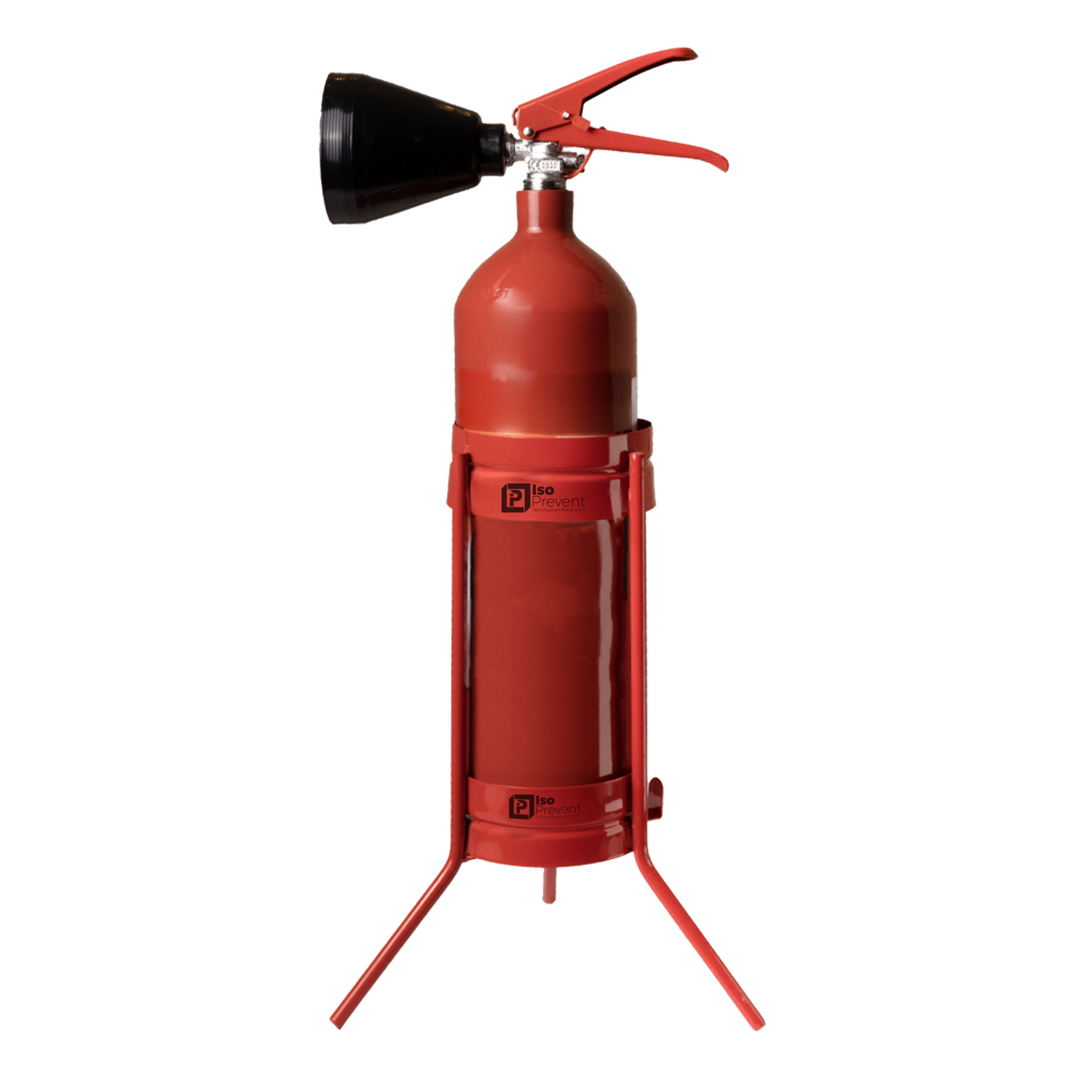 Soporte trípode extintor CO2