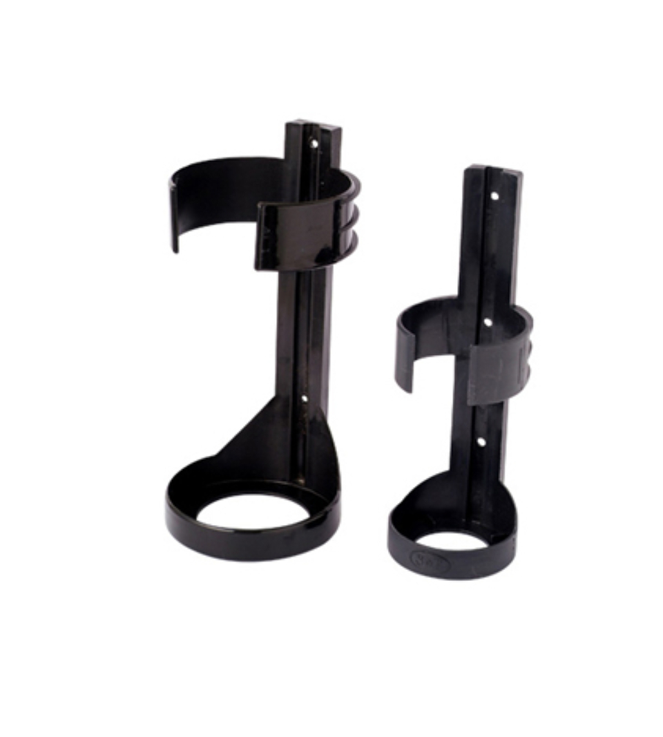 Soporte extintor vehicular plástico  1