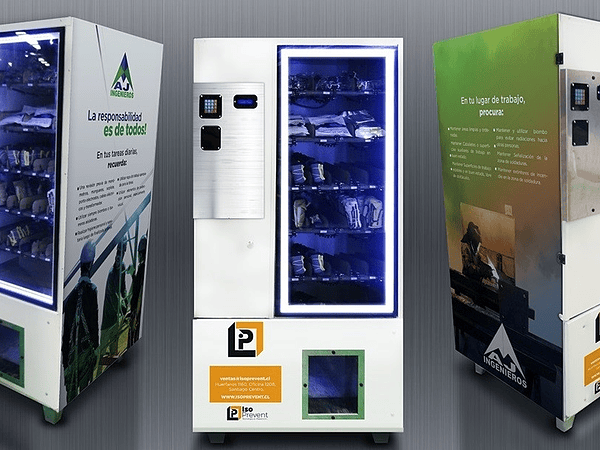 Fabricación de máquina dispensadora de EPP - AJ Ingenieros