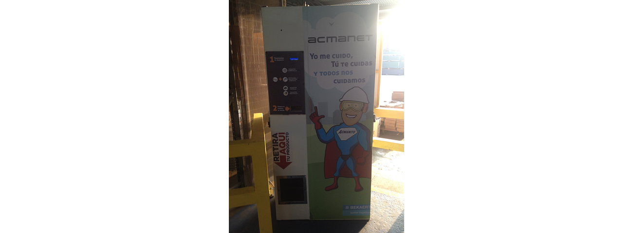 Fabricación de máquina dispensadora de EPP - Acmanet