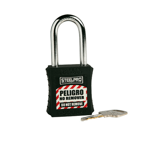 CANDADO STEELPRO X10 NEGRO