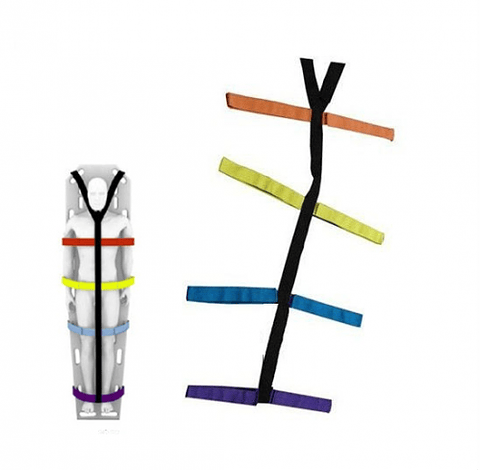 Cinturón de seguridad tipo araña para tabla espinal