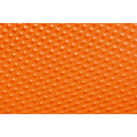 Guante nitrilo naranja diamantado