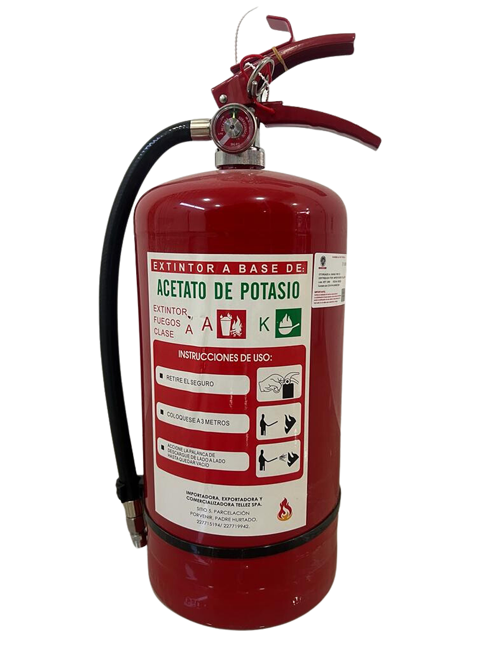 Extintor K 6 Litros acetato (K6) 1