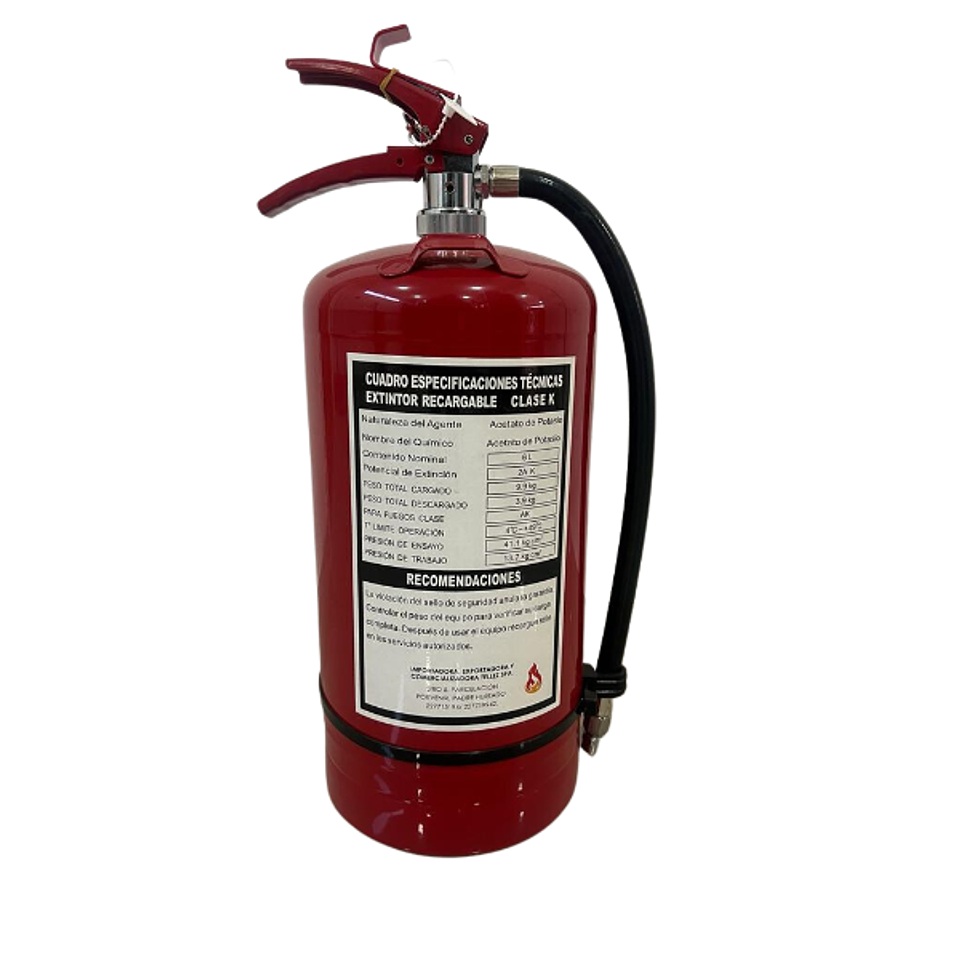 Extintor K 6 Litros acetato (K6) 2