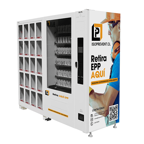 Máquina expendedora con casilleros lockers inteligentes (arriendo)