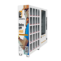 Máquina con casilleros lockers inteligentes (venta)