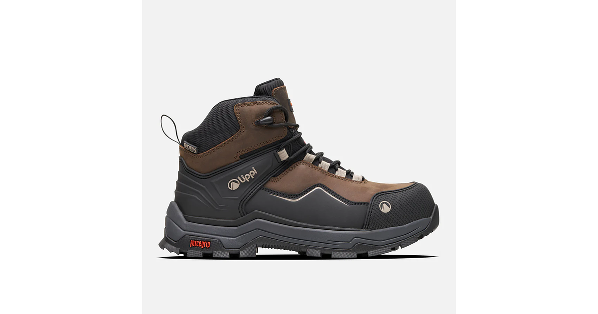 BOTÍN DE SEGURIDAD LIPPI ATMOS MID CAFÉ OSCURO