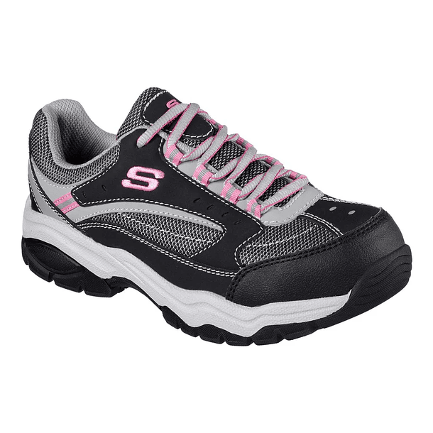 ZAPATILLA DE SEGURIDAD SKECHERS BISCOE ROSADO 1