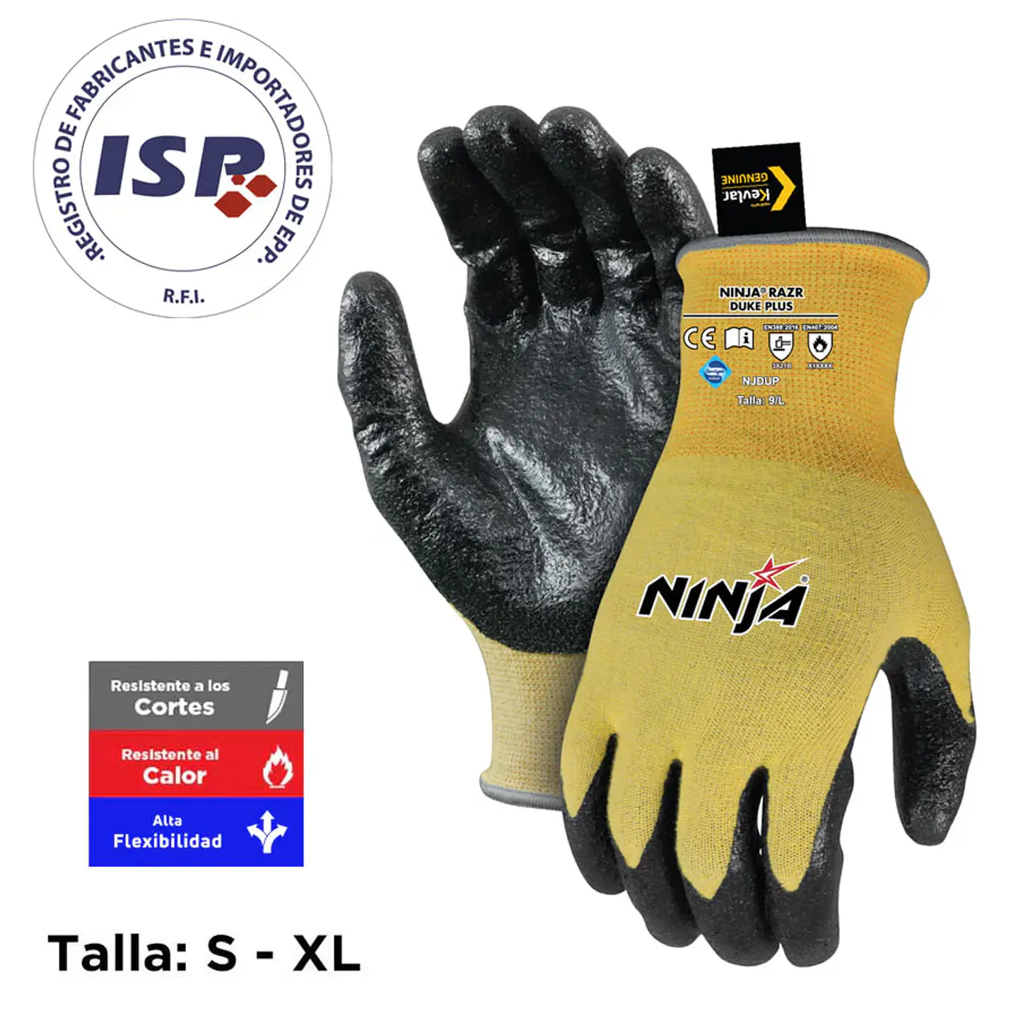 GUANTES DE SEGURIDAD NINJA DUKE PLUS 1
