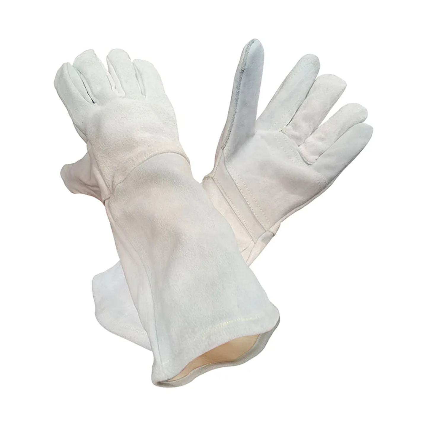 GUANTE DE SEGURIDAD APRO CUERO SOLDADOR LARGO REFORZADO 1