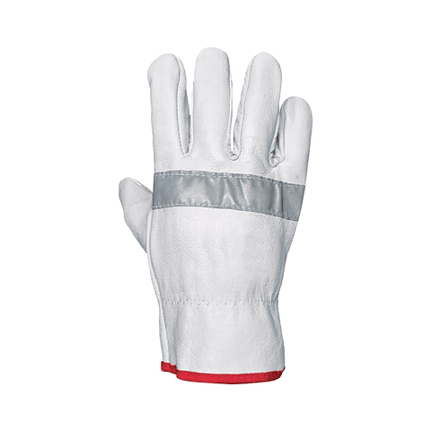 GUANTE DE SEGURIDAD APRO CABRITILLA CINTA REFLECTANTE SIN FORRO