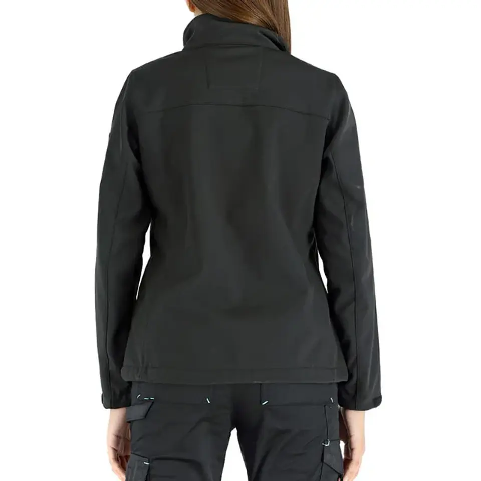 CHAQUETA QUEBEC SOFTSHELL LOBA NEGRA 2