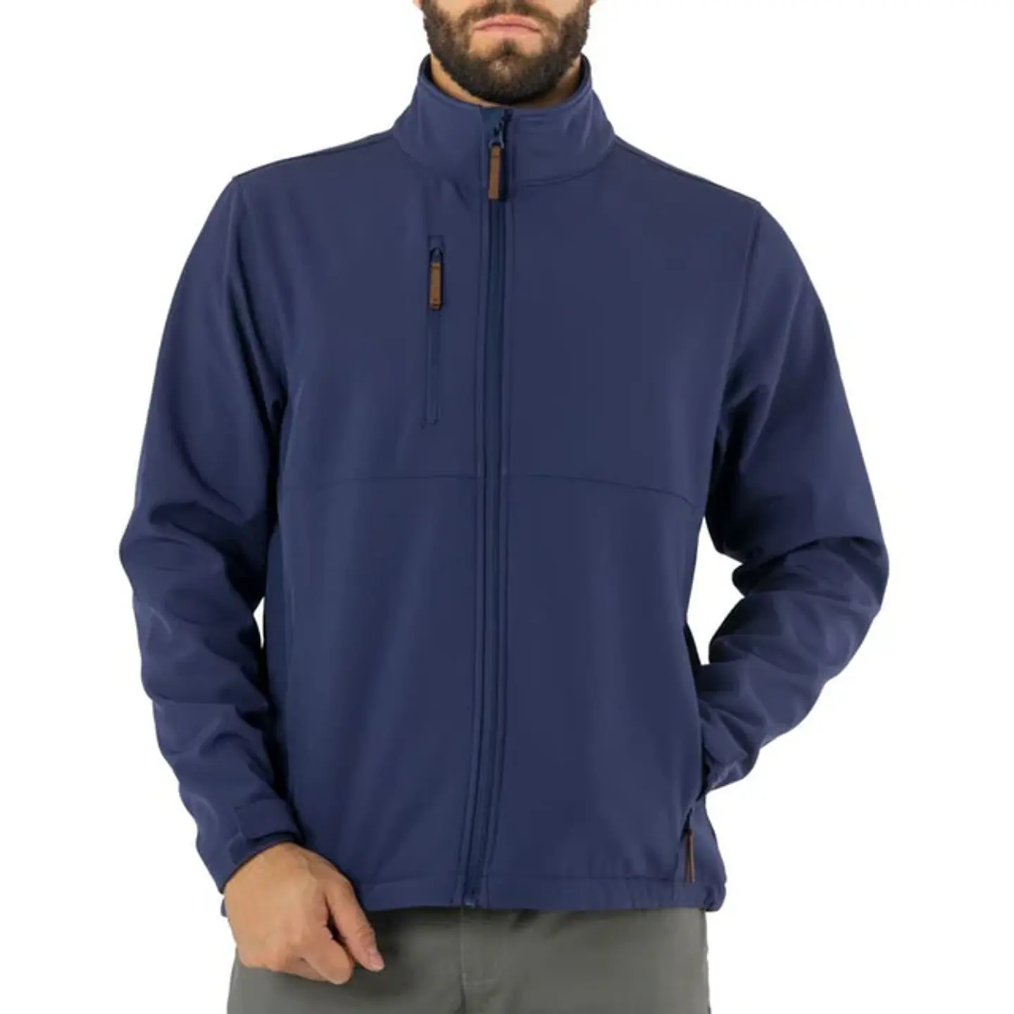 CHAQUETA QUEBEC SOFTSHELL LOBO AZUL 2