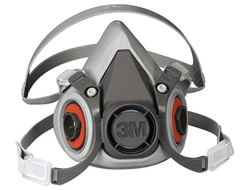 RESPIRADOR DE SEGURIDAD 3M MEDIO ROSTRO SERIE 6000