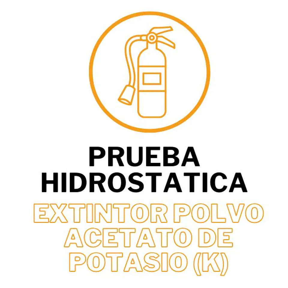Prueba hidrostática extintor K 1